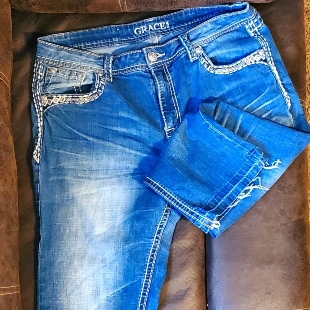 Grace in LA capri jeans